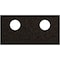 Ekena Millwork Premium Barn Door Flat Track Connecting Plate, Arch Bronze GB6001CAB - alternate 1